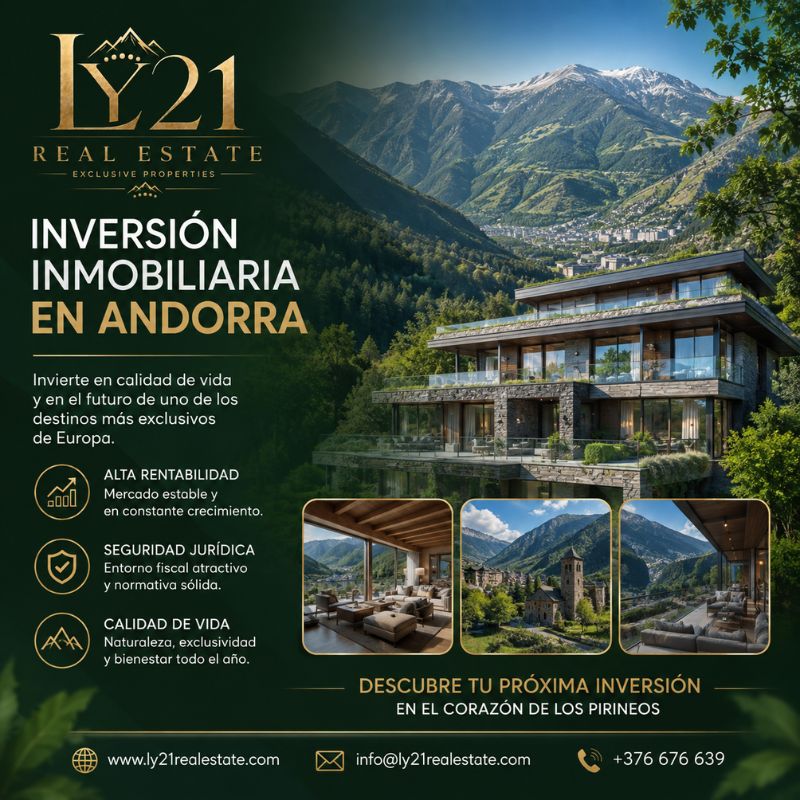 Inversión inmobiliaria en Andorra con LY21 Real Estate